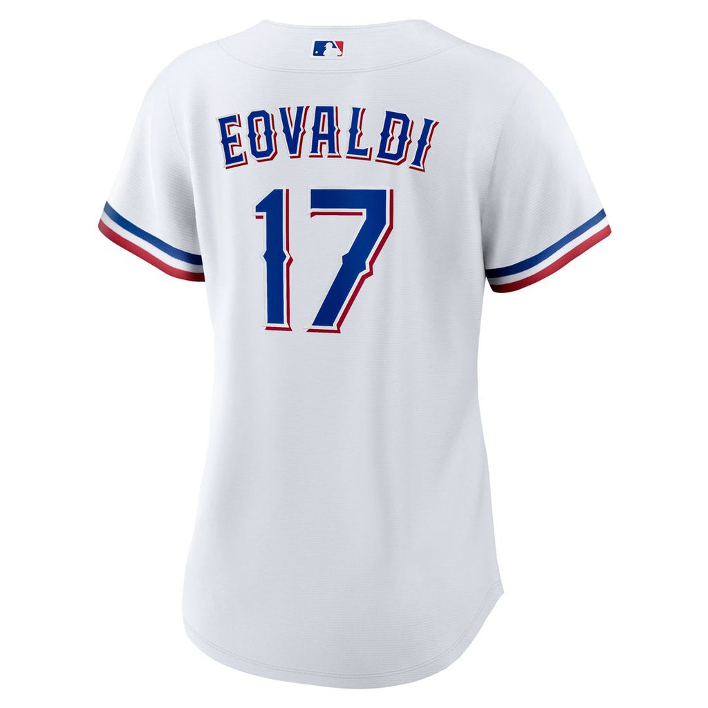Nathan Eovaldi Texas Rangers Nike Women's Home Replica Jersey - White Official MLB Team Apparel Baseball Fan Gear