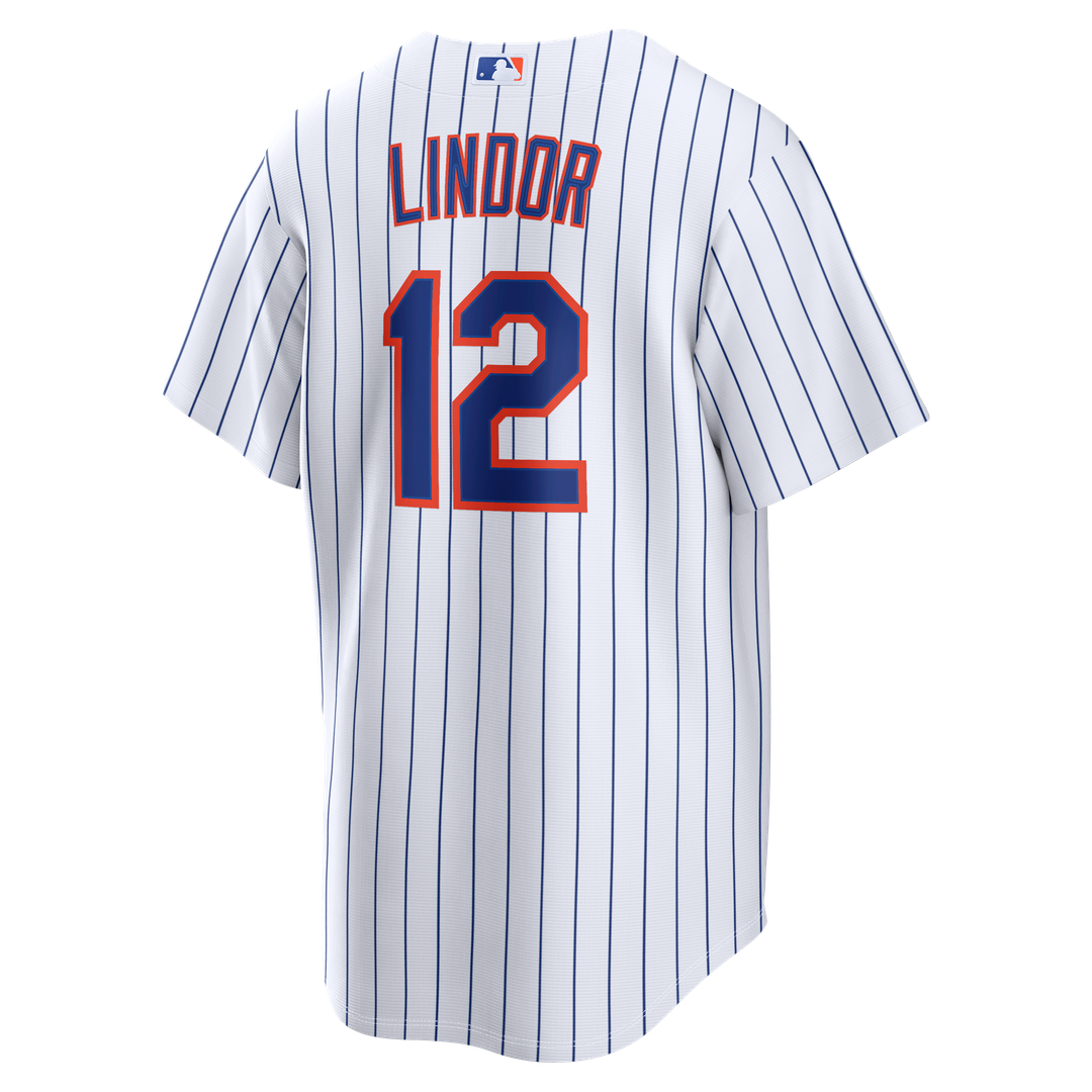Francisco Lindor New York Mets Nike Home Replica Jersey - White Official MLB Team Apparel Baseball Fan Gear
