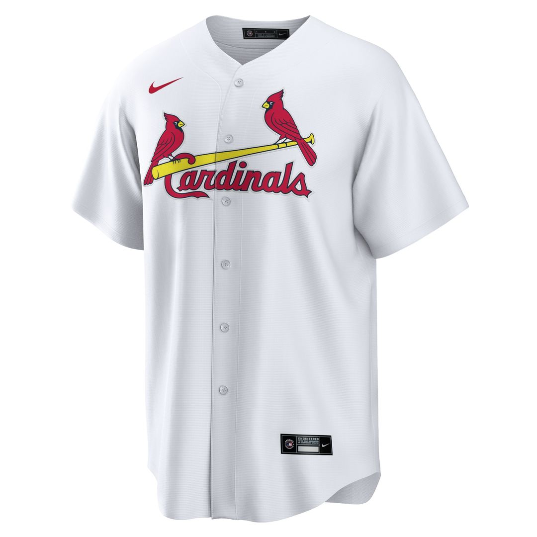 St. Louis Cardinals Nike Home Replica Team Jersey - White Official MLB Team Apparel Baseball Fan Gear