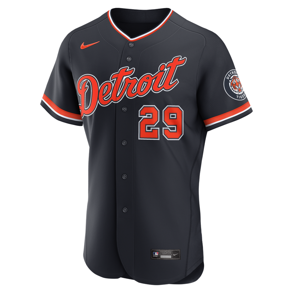 Tarik Skubal Detroit Tigers Nike Alternate MLB Awards Authentic Jersey - Navy Official MLB Team Apparel Baseball Fan Gear