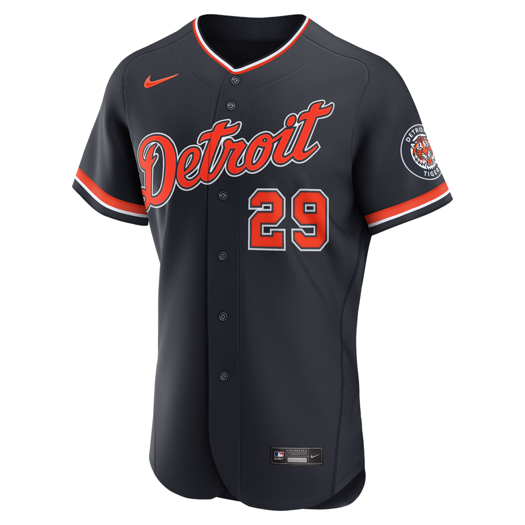 Tarik Skubal Detroit Tigers Nike Alternate MLB Awards Authentic Jersey - Navy Official MLB Team Apparel Baseball Fan Gear