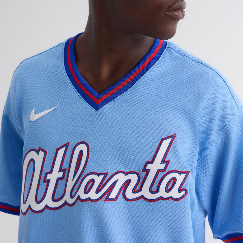 Atlanta Braves Nike 2026 City Connect Authentic Jersey - Powder Blue Official MLB Team Apparel Baseball Fan Gear