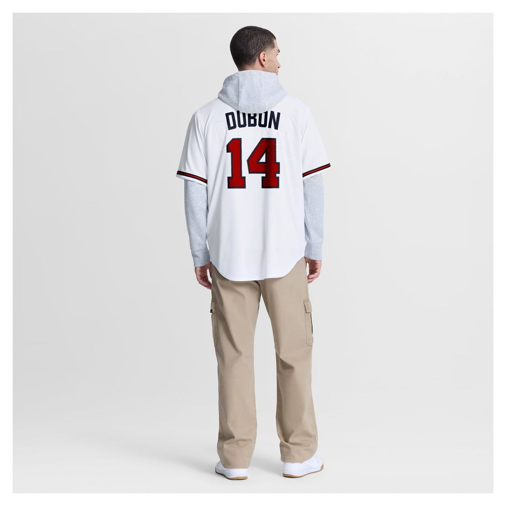 Mauricio Dubón Atlanta Braves Nike Home Replica Jersey - White Official MLB Team Apparel Baseball Fan Gear
