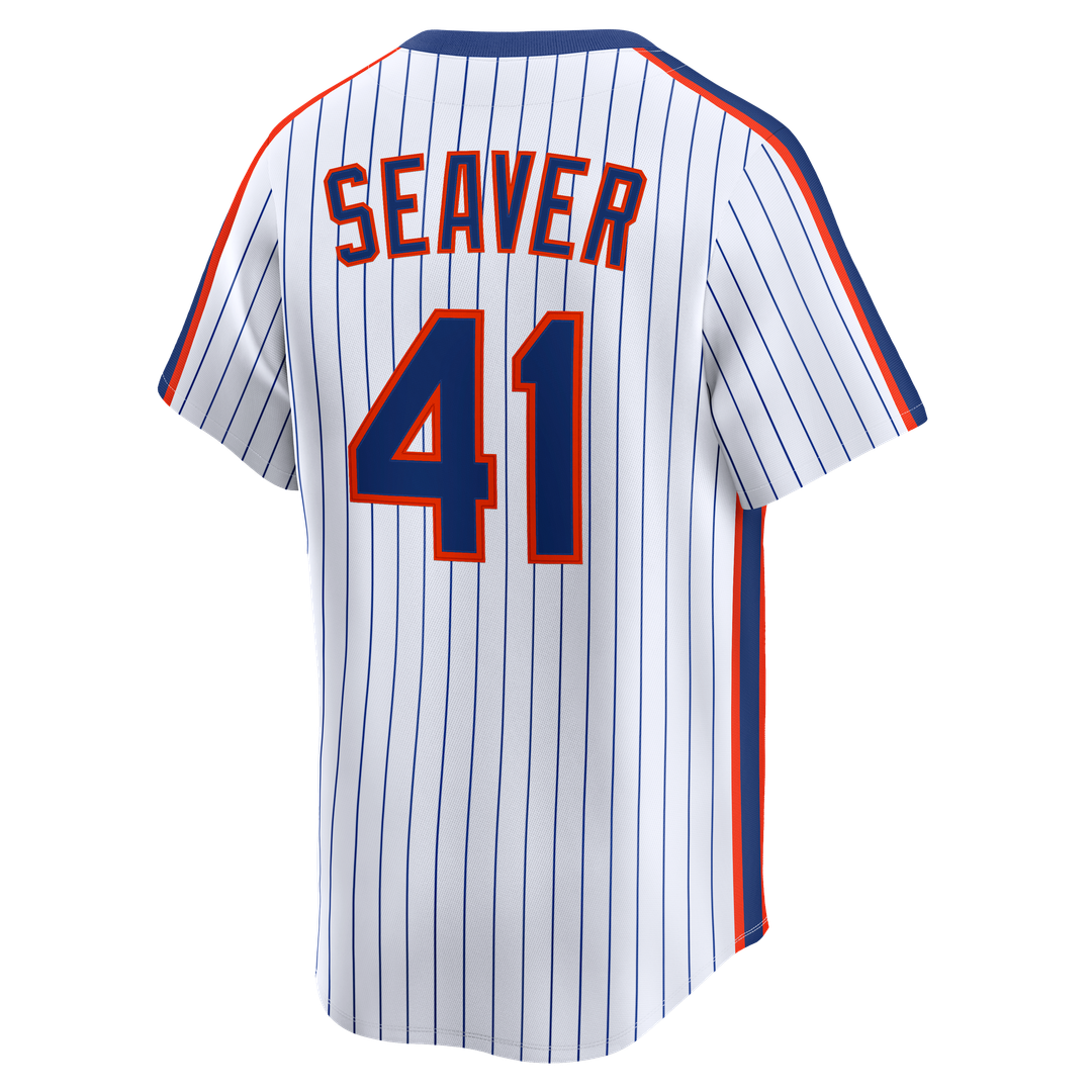 Tom Seaver New York Mets Nike Cooperstown Collection Limited Jersey - White Official MLB Team Apparel Baseball Fan Gear