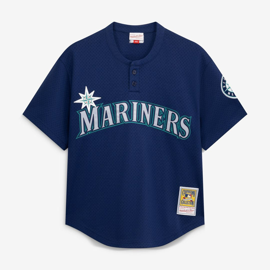 Ichiro Suzuki Seattle Mariners Mitchell & Ness Authentic Batting Practice Jersey - Navy Official MLB Team Apparel Baseball Fan Gear