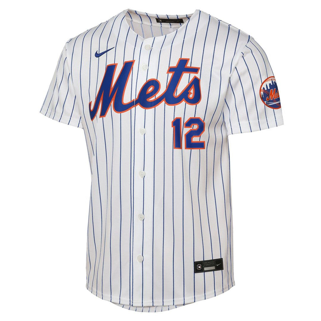 Francisco Lindor New York Mets Nike Youth Road Stadium Player Jersey - Gray Official MLB Team Apparel Baseball Fan Gear