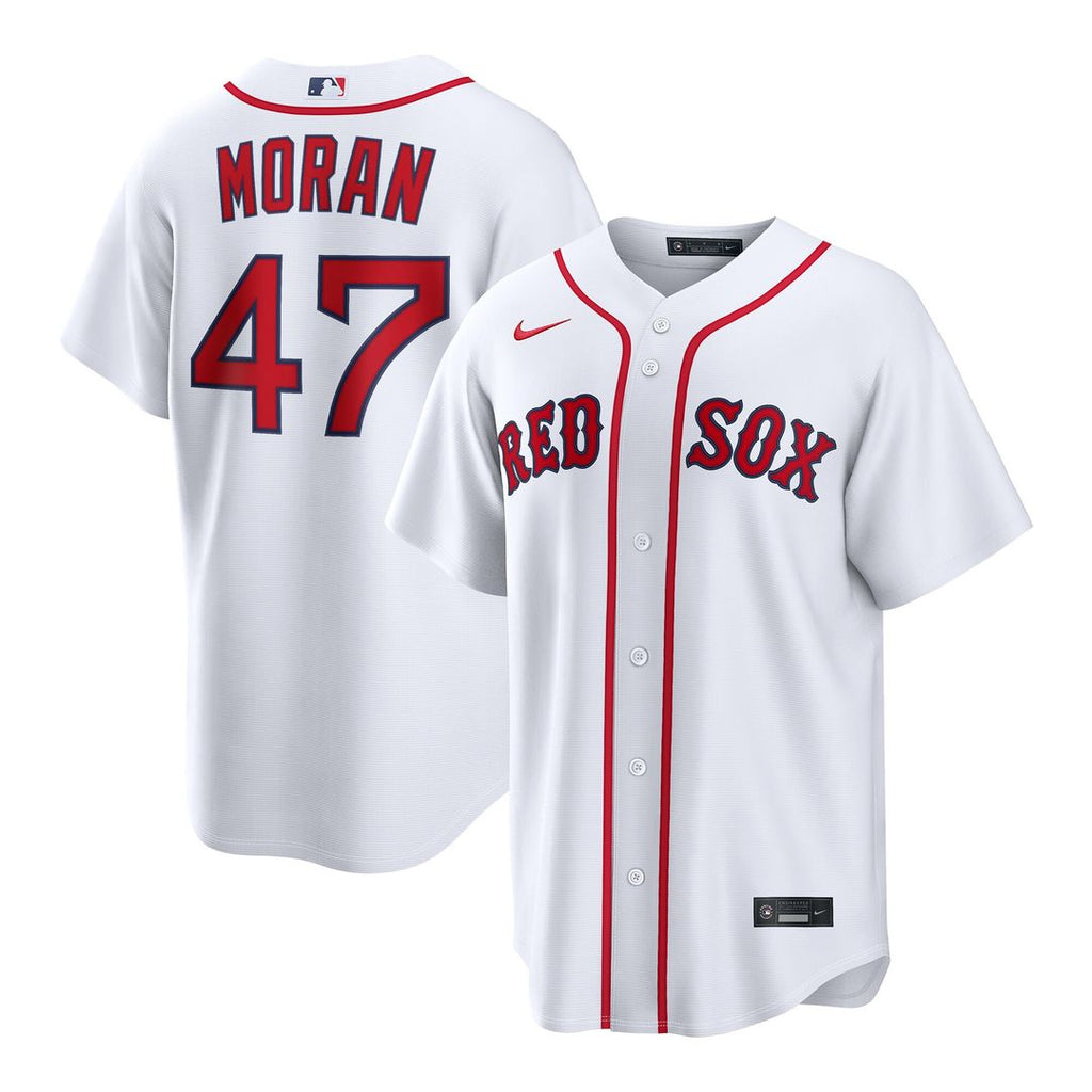 Jovani Moran Boston Red Sox Nike Home Replica Jersey - White Official MLB Team Apparel Baseball Fan Gear