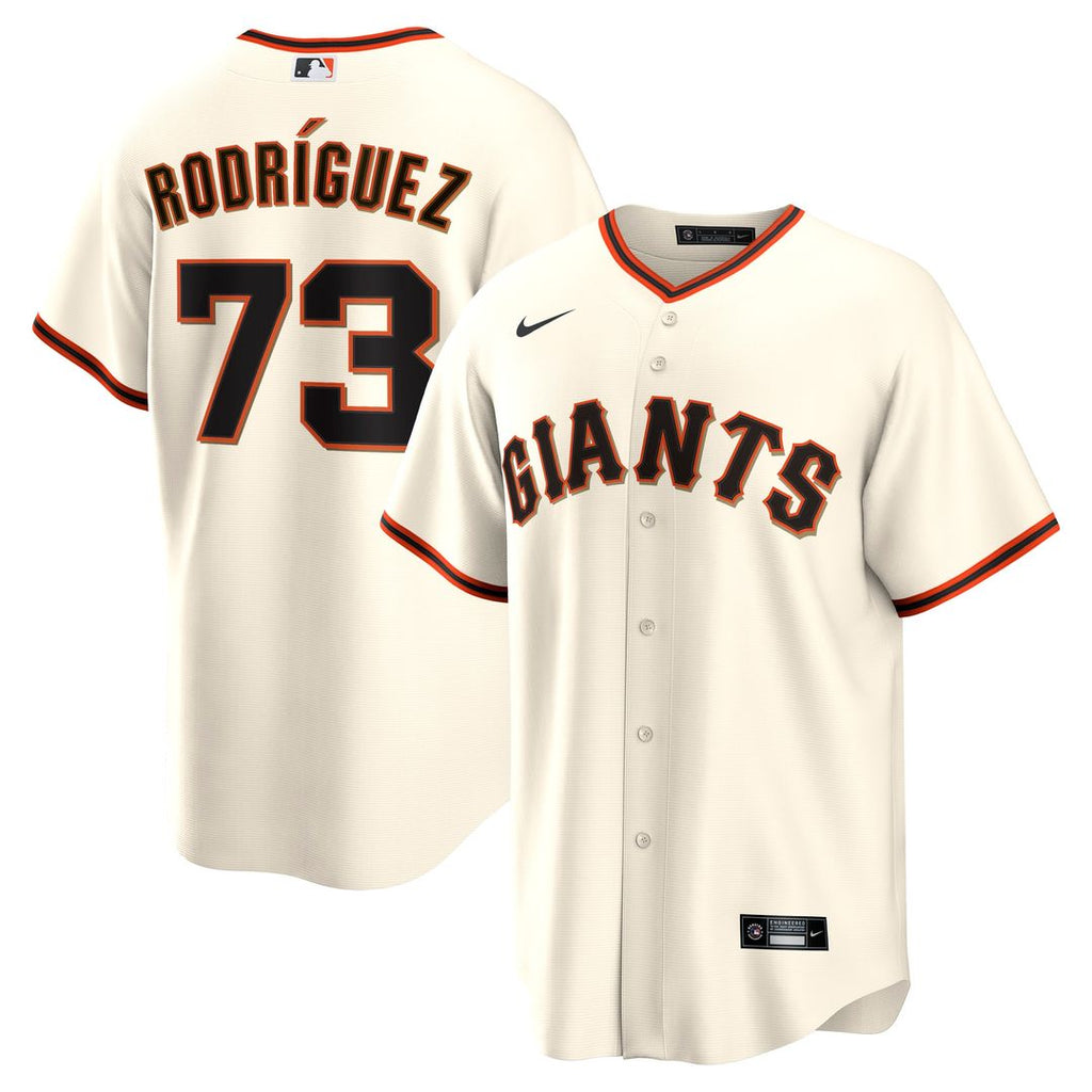 Randy Rodríguez San Francisco Giants Nike Home Replica Jersey - Cream Official MLB Team Apparel Baseball Fan Gear