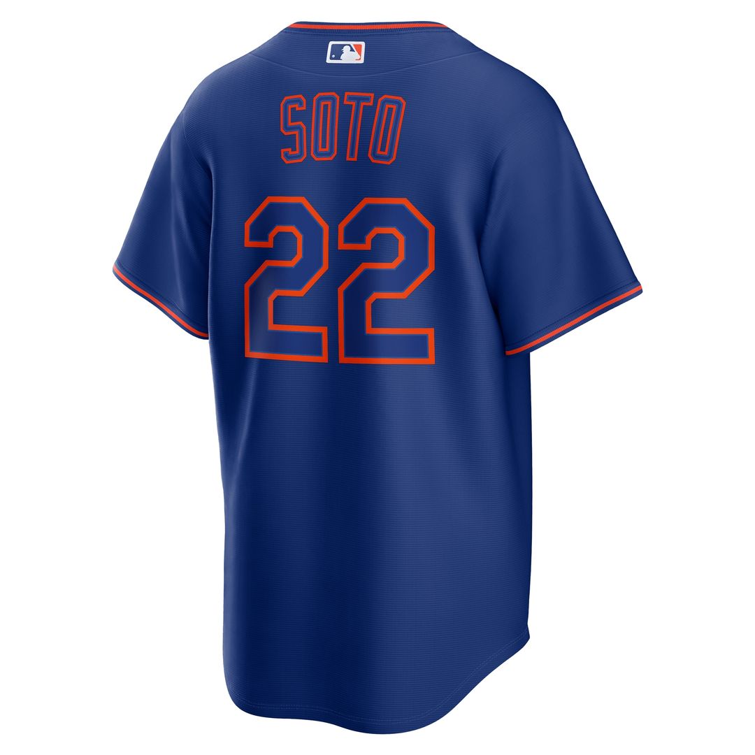 Juan Soto New York Mets Nike Alternate Replica Jersey - Royal Official MLB Team Apparel Baseball Fan Gear