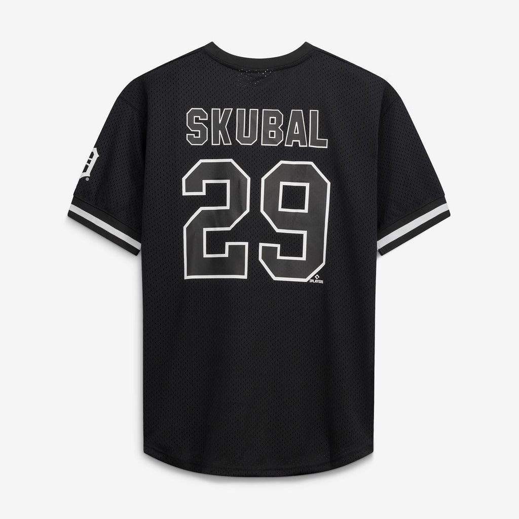 Tarik Skubal Detroit Tigers Fanatics Big & Tall Heavyweight Mesh Jersey - Black/White Official MLB Team Apparel Baseball Fan Gear