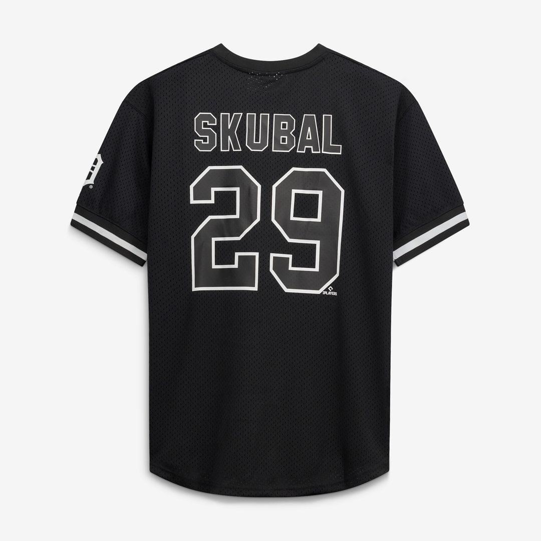 Tarik Skubal Detroit Tigers Fanatics Big & Tall Heavyweight Mesh Jersey - Black/White Official MLB Team Apparel Baseball Fan Gear