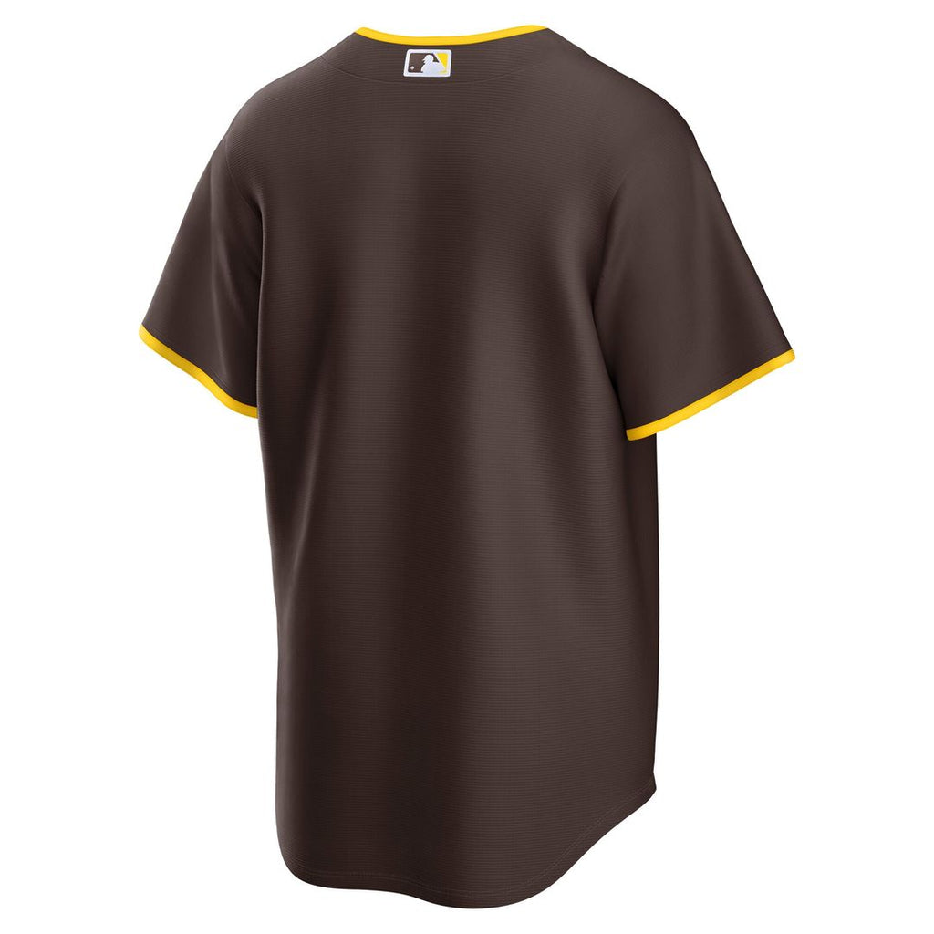 San Diego Padres Nike Road Replica Jersey - Brown Official MLB Team Apparel Baseball Fan Gear