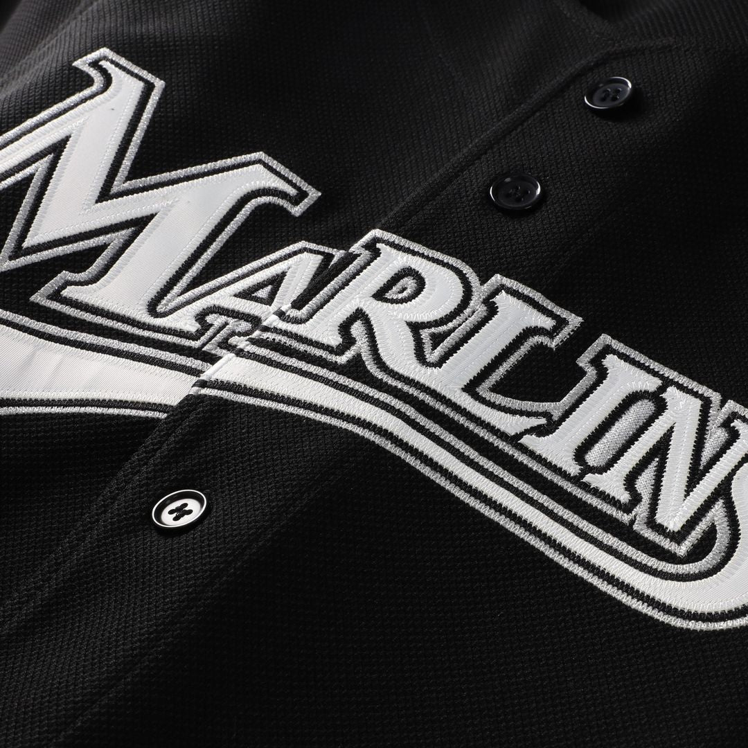 Miguel Cabrera Miami Marlins Mitchell & Ness Big & Tall Cooperstown Mesh Batting Practice Jersey - Black Official MLB Team Apparel Baseball Fan Gear