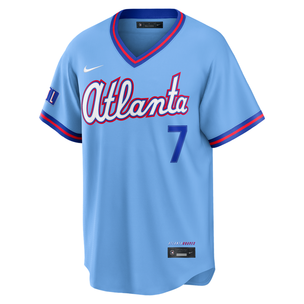 Ha-Seong Kim Atlanta Braves Nike 2026 City Connect Stadium Jersey - Powder Blue Official MLB Team Apparel Baseball Fan Gear