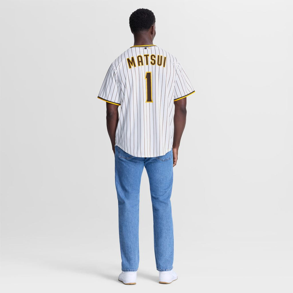Yuki Matsui San Diego Padres Nike Home Replica Jersey - White Official MLB Team Apparel Baseball Fan Gear