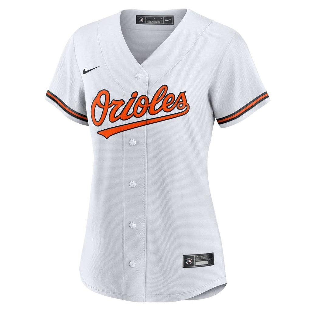 Dylan Beavers Baltimore Orioles Nike Women's Home Replica Jersey - White Official MLB Team Apparel Baseball Fan Gear