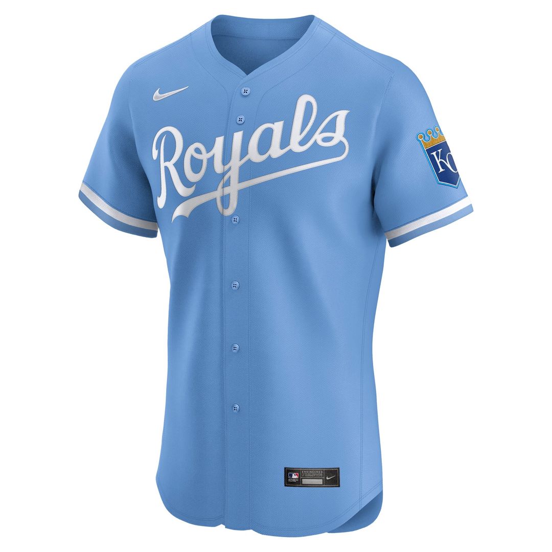 Kansas City Royals Nike Home Elite Jersey - White Official MLB Team Apparel Baseball Fan Gear
