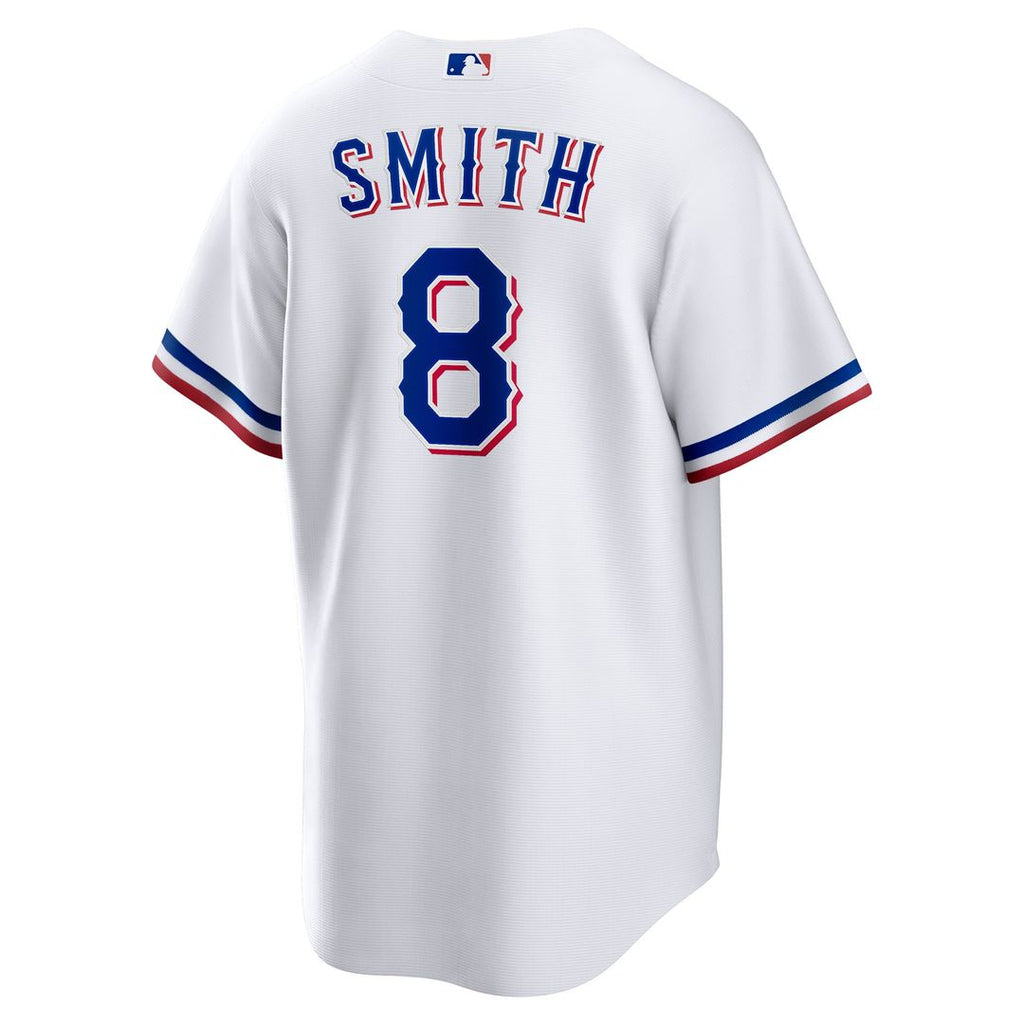 Josh Smith Texas Rangers Nike Home Replica Jersey - White Official MLB Team Apparel Baseball Fan Gear
