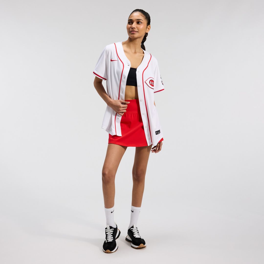 Cincinnati Reds Nike Women's Home Limited Jersey - White Official MLB Team Apparel Baseball Fan Gear