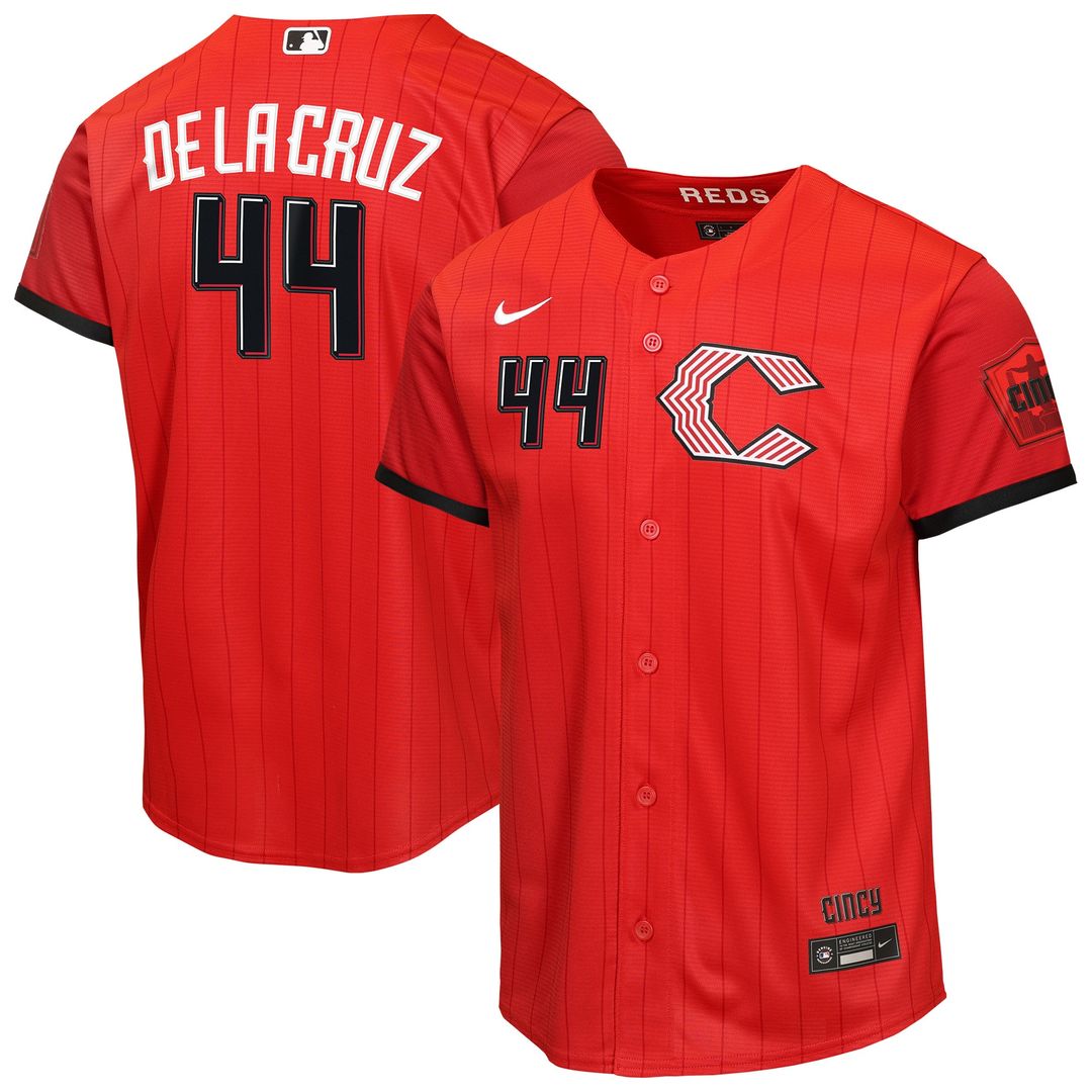 Elly De La Cruz Cincinnati Reds Nike Youth 2026 City Connect Stadium Jersey - Red Official MLB Team Apparel Baseball Fan Gear
