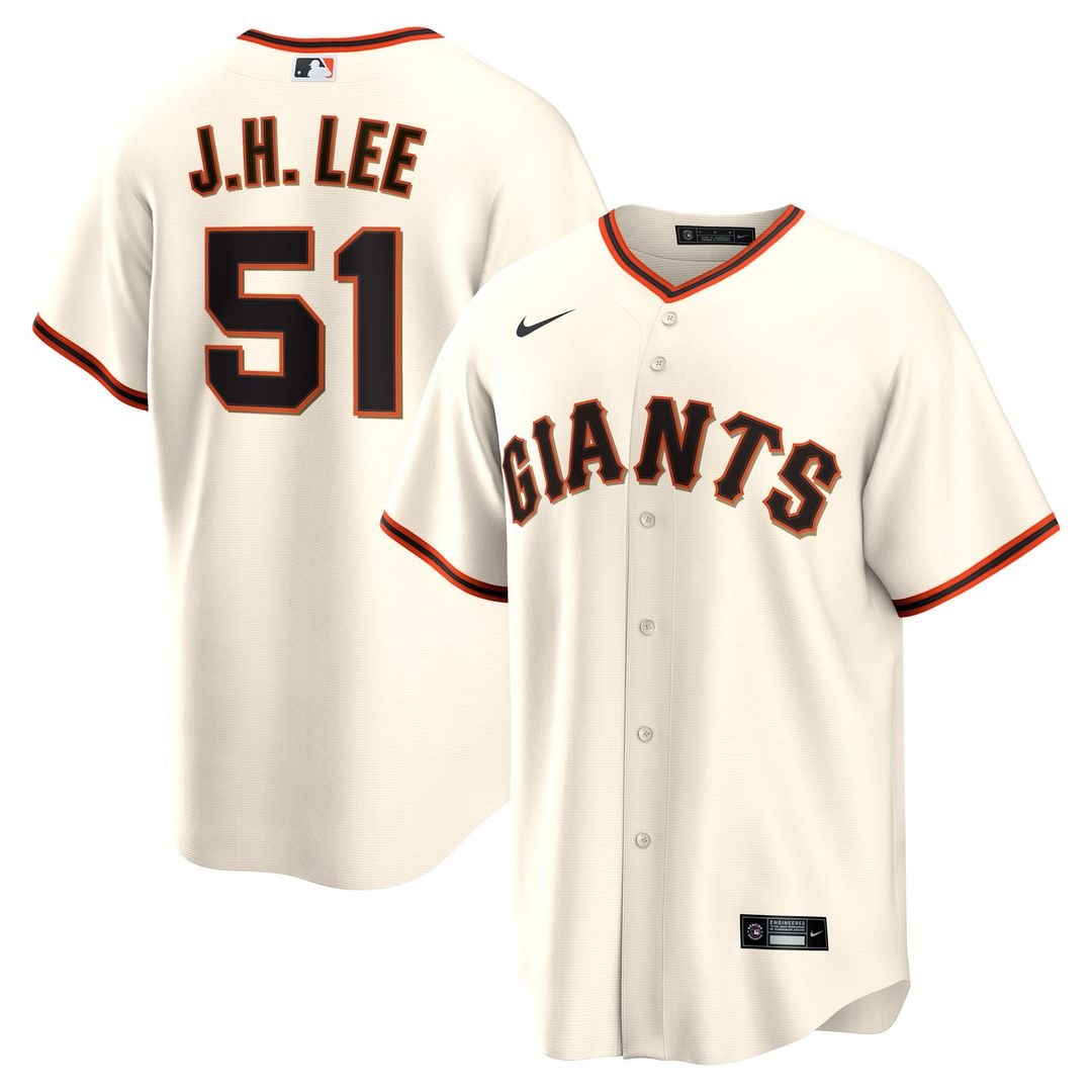 Jung Hoo Lee San Francisco Giants Nike Home Replica Player Jersey - Cream Official MLB Team Apparel Baseball Fan Gear