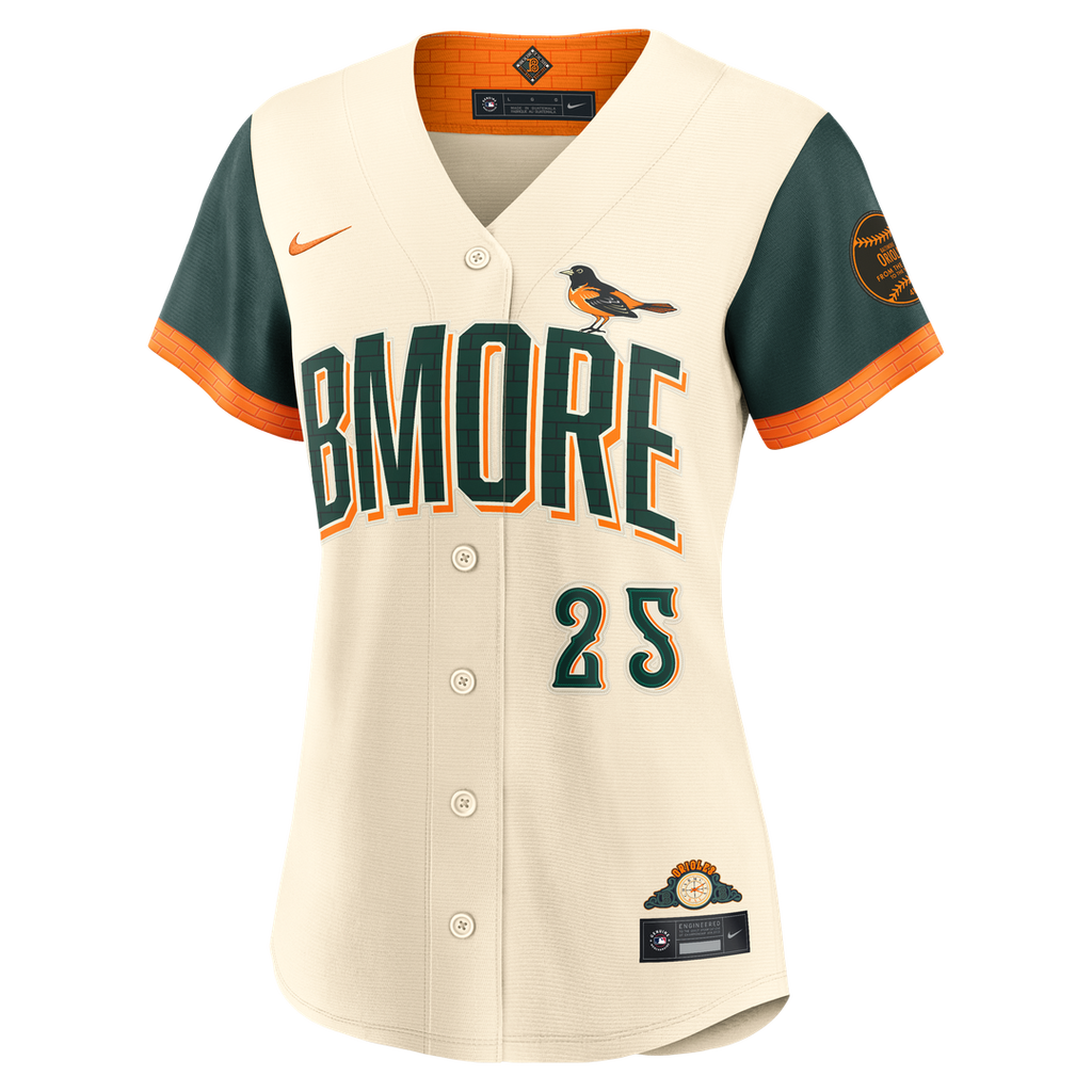 Pete Alonso Baltimore Orioles Nike Women's 2026 City Connect Stadium Jersey - Cream Official MLB Team Apparel Baseball Fan Gear