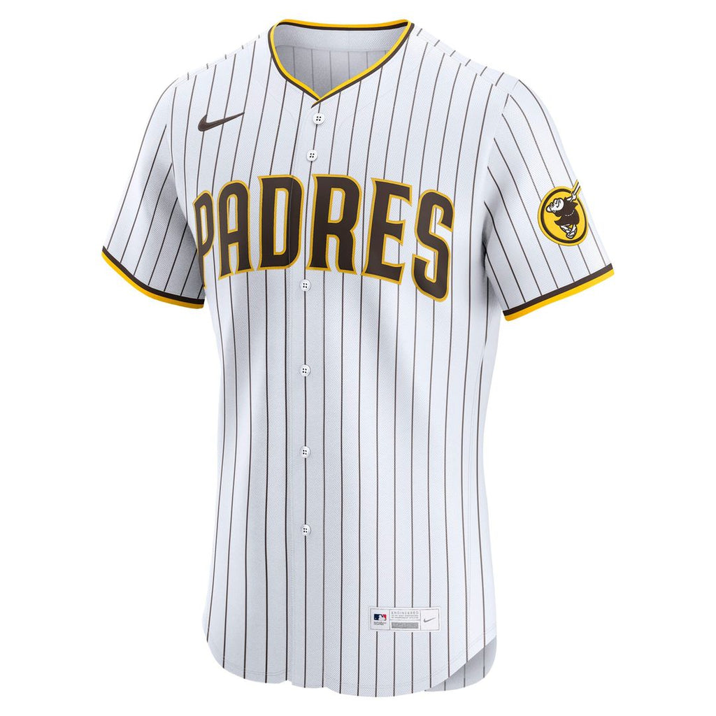 San Diego Padres Nike Home Elite Jersey - White Official MLB Team Apparel Baseball Fan Gear