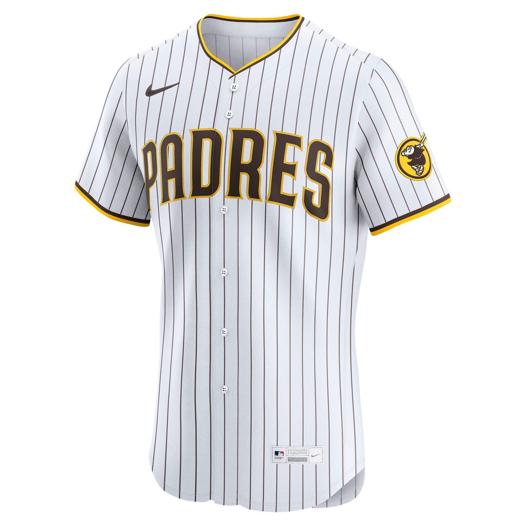 San Diego Padres Nike Home Elite Jersey - White Official MLB Team Apparel Baseball Fan Gear