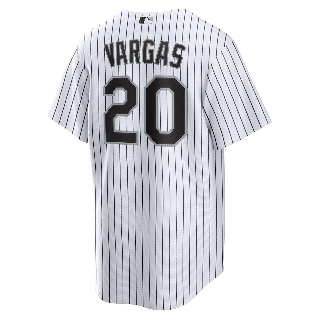 Miguel Vargas Chicago White Sox Nike Home Replica Jersey - White Official MLB Team Apparel Baseball Fan Gear