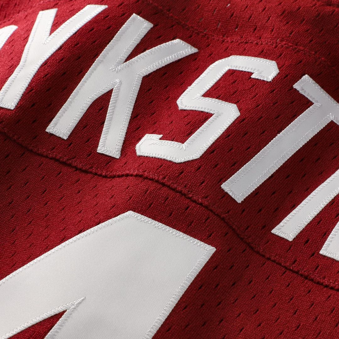 Lenny Dykstra Philadelphia Phillies Mitchell & Ness Authentic Batting Practice Jersey - Scarlet Official MLB Team Apparel Baseball Fan Gear