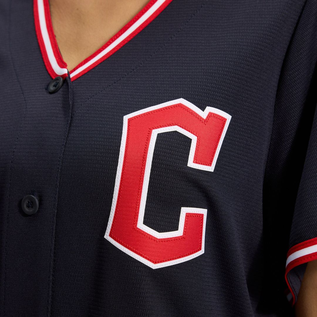 Cleveland Guardians Nike Women's Alternate 2 Replica Jersey - Red Official MLB Team Apparel Baseball Fan Gear