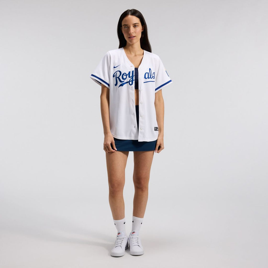 Kansas City Royals Nike Women's Home Limited Jersey - White Official MLB Team Apparel Baseball Fan Gear
