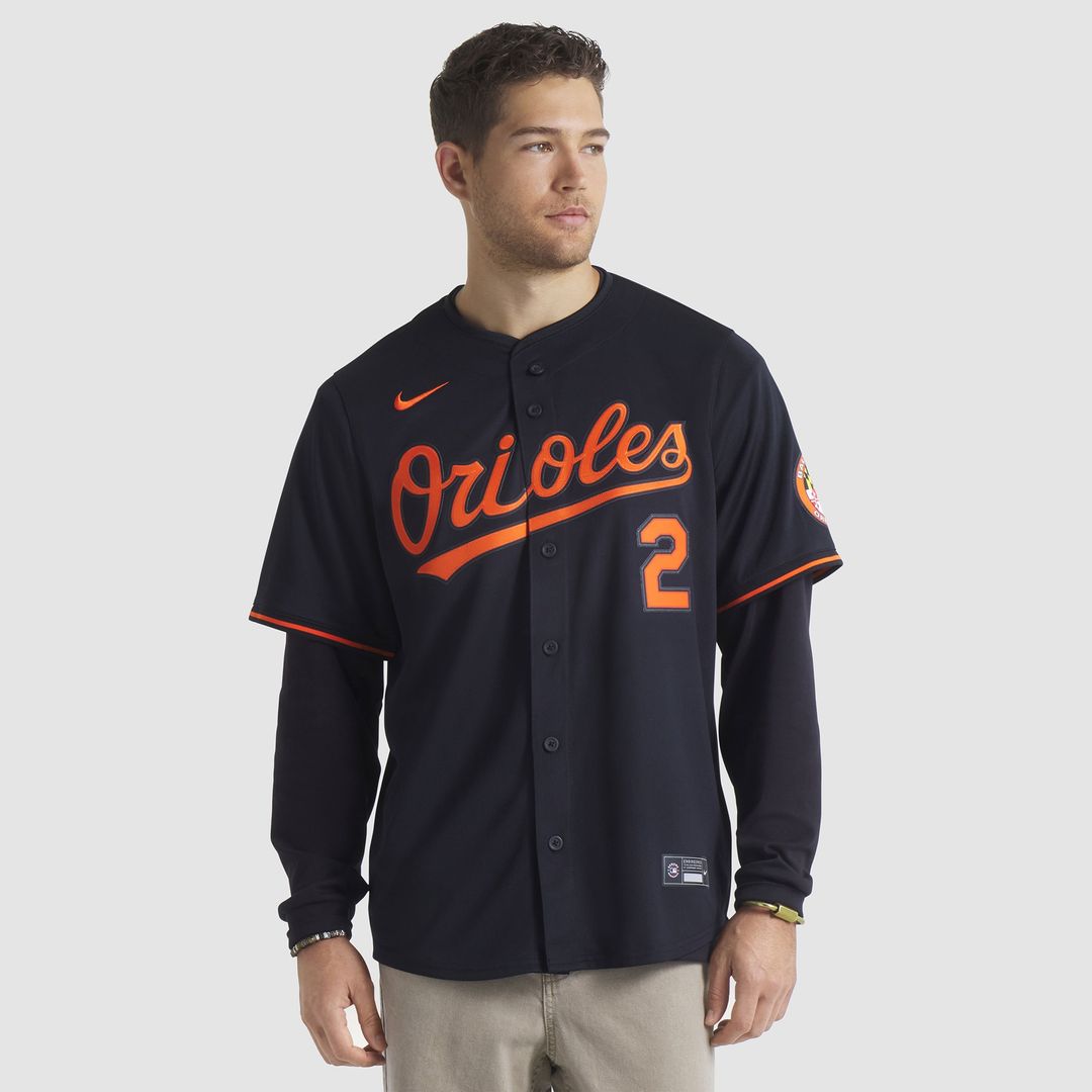 Gunnar Henderson Baltimore Orioles Nike Alternate Limited Player Jersey - Black Official MLB Team Apparel Baseball Fan Gear