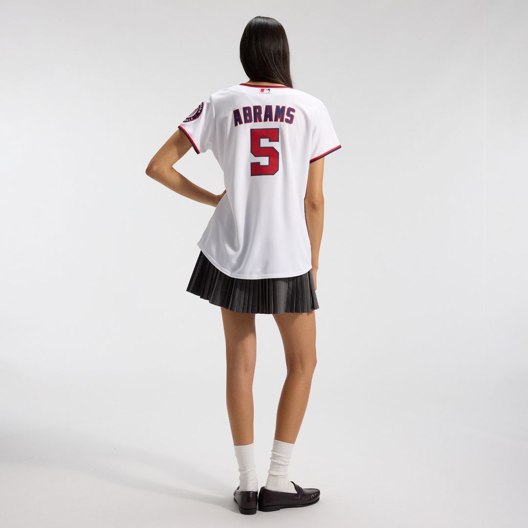CJ Abrams Washington Nationals Nike Women's Home Replica Player Jersey - White Official MLB Team Apparel Baseball Fan Gear