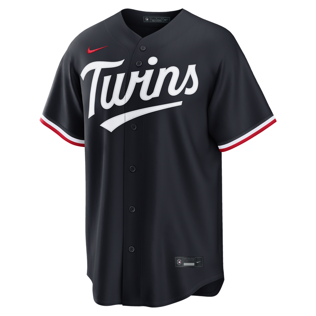 Minnesota Twins Nike Alternate Replica Jersey - Navy Official MLB Team Apparel Baseball Fan Gear