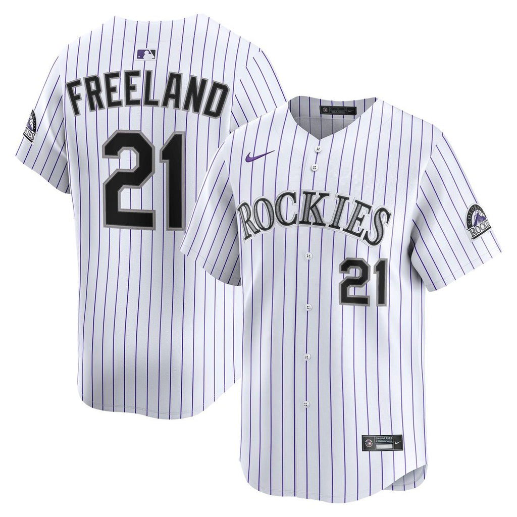 Kyle Freeland Colorado Rockies Nike Home Limited Player Jersey - White Official MLB Team Apparel Baseball Fan Gear