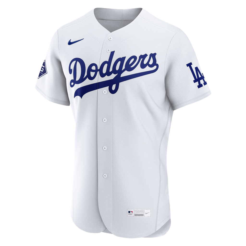 Los Angeles Dodgers Nike Alternate Authentic Jersey with Sponsor Patch - Royal Official MLB Team Apparel Baseball Fan Gear