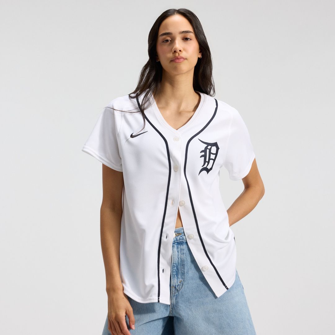 Detroit Tigers Nike Women's Home Limited Jersey - White Official MLB Team Apparel Baseball Fan Gear