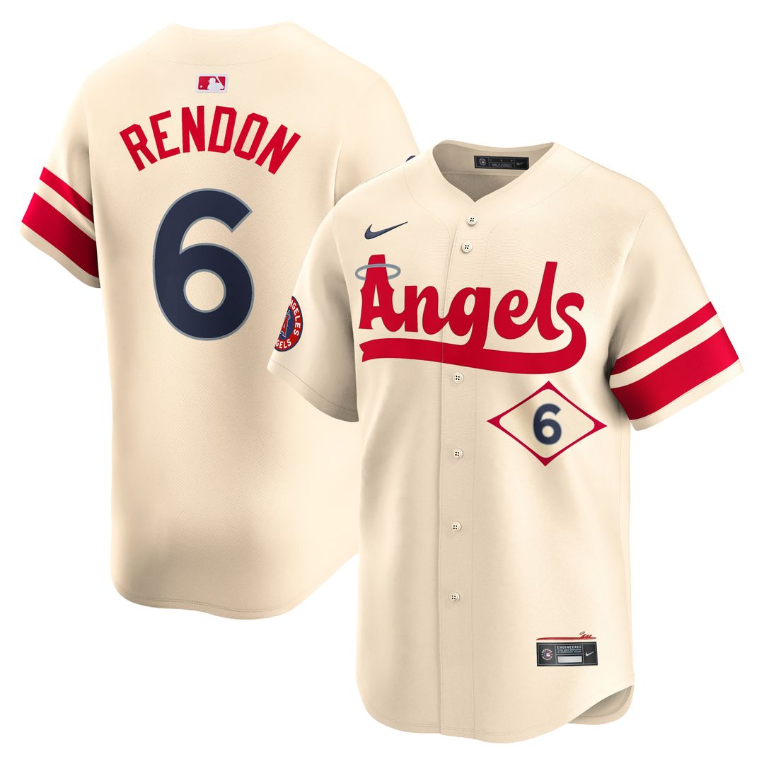 Anthony Rendon Los Angeles Angels Nike City Connect Limited Player Jersey - Cream Official MLB Team Apparel Baseball Fan Gear