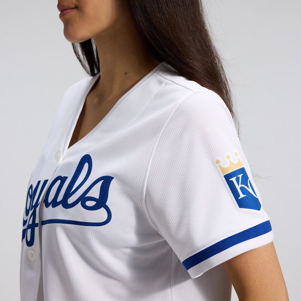 Kansas City Royals Nike Women's Home Limited Jersey - White Official MLB Team Apparel Baseball Fan Gear