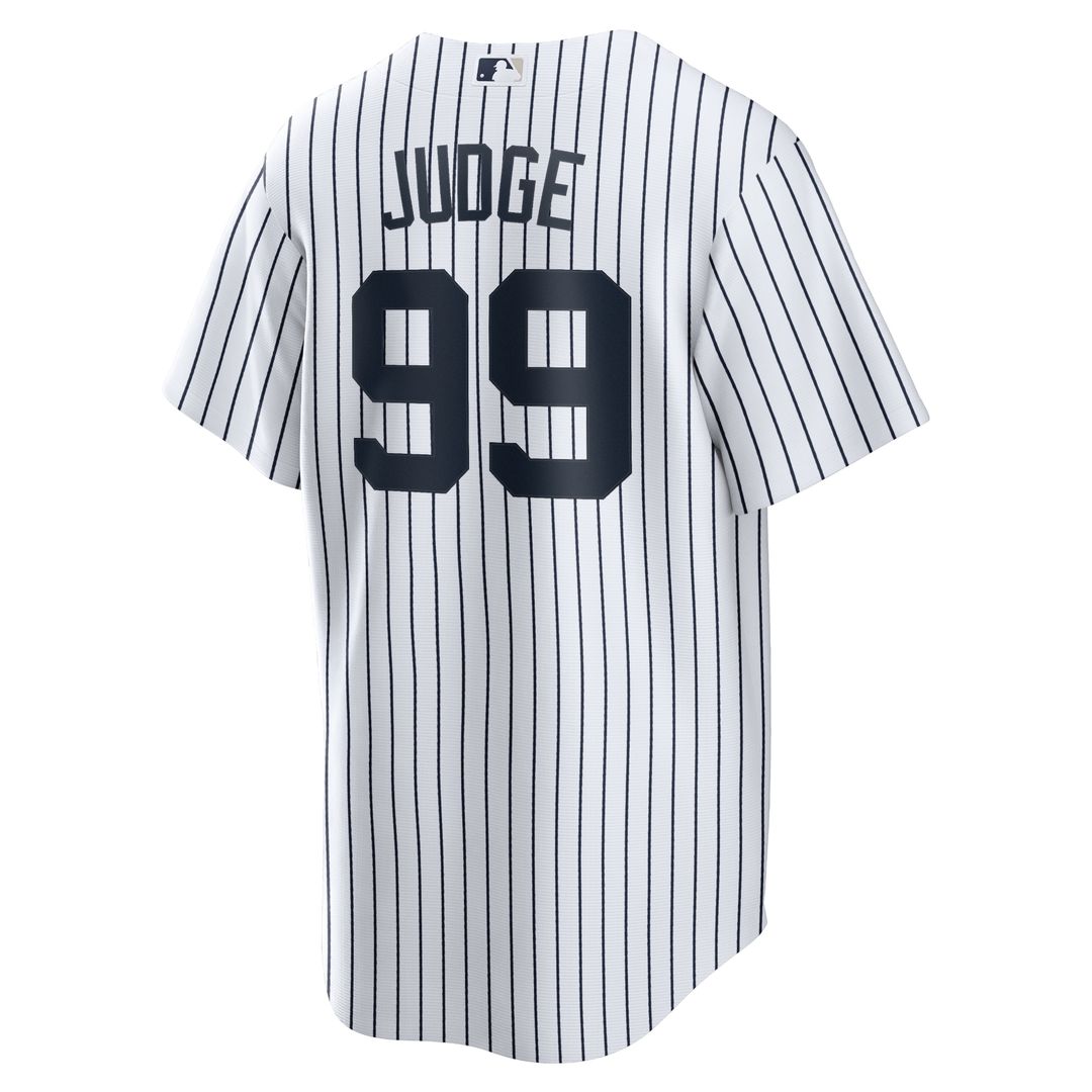 Aaron Judge New York Yankees Nike Home Replica Player Name Jersey - White Official MLB Team Apparel Baseball Fan Gear