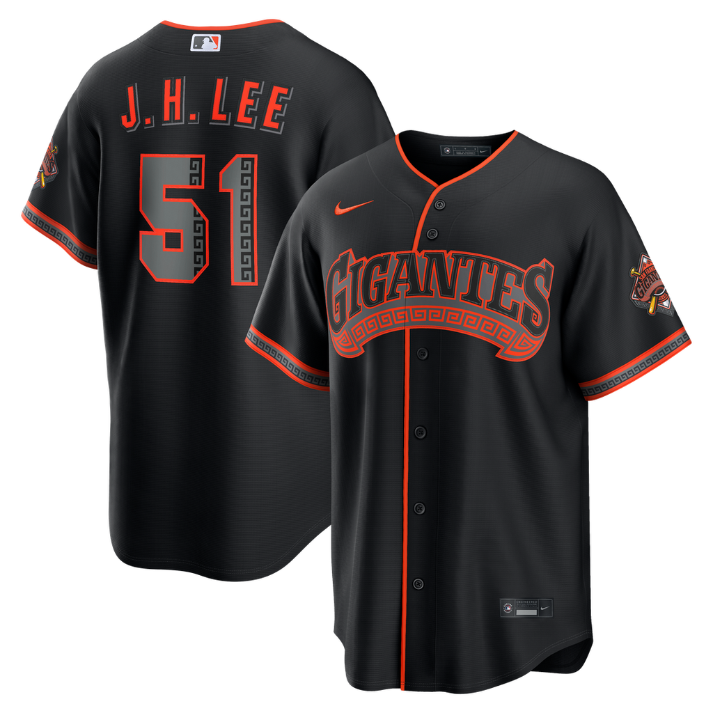 Jung Hoo Lee San Francisco Giants Nike Alternate Stadium Jersey - Black Official MLB Team Apparel Baseball Fan Gear