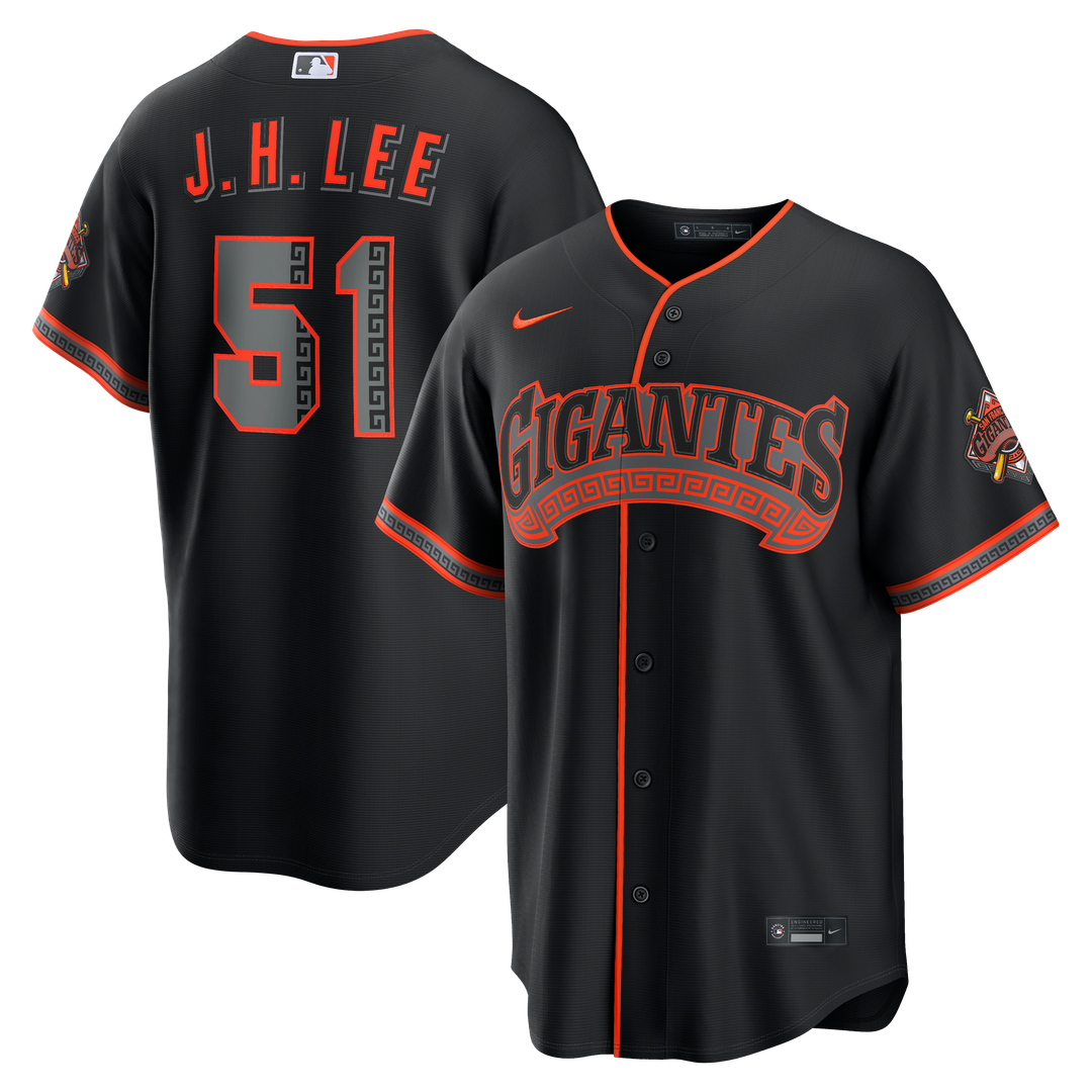Jung Hoo Lee San Francisco Giants Nike Alternate Stadium Jersey - Black Official MLB Team Apparel Baseball Fan Gear