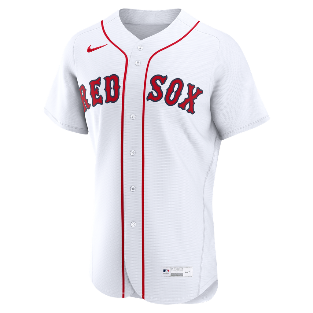 Boston Red Sox Nike Home Authentic Custom Jersey - White Official MLB Team Apparel Baseball Fan Gear
