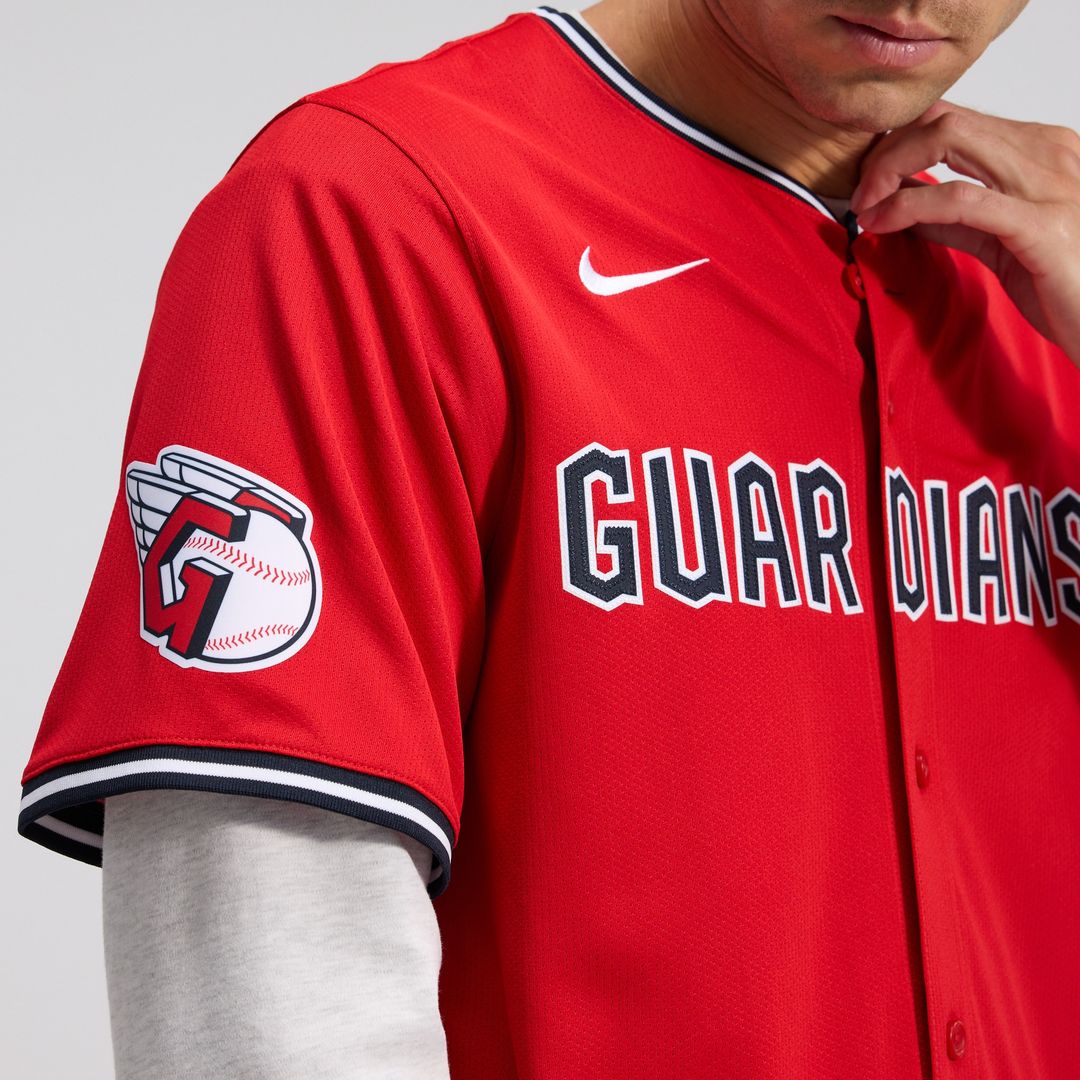 Cleveland Guardians Nike Road Limited Jersey - Gray Official MLB Team Apparel Baseball Fan Gear