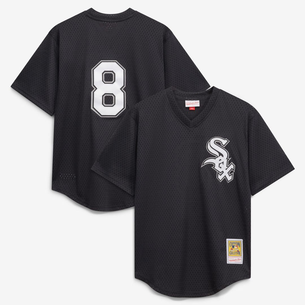 Bo Jackson Chicago White Sox Mitchell & Ness Youth Cooperstown Collection Mesh Batting Practice Jersey - Black Official MLB Team Apparel Baseball Fan