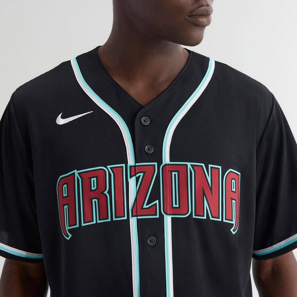 Arizona Diamondbacks Nike Fashion Replica Black Out Jersey Official MLB Team Apparel Baseball Fan Gear