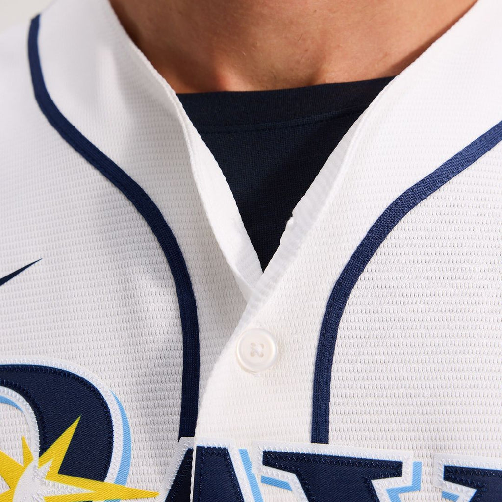 Yandy Díaz Tampa Bay Rays Nike Home Replica Jersey - White Official MLB Team Apparel Baseball Fan Gear