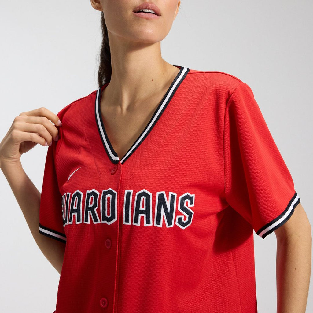 Cleveland Guardians Nike Women's Alternate 2 Replica Jersey - Red Official MLB Team Apparel Baseball Fan Gear