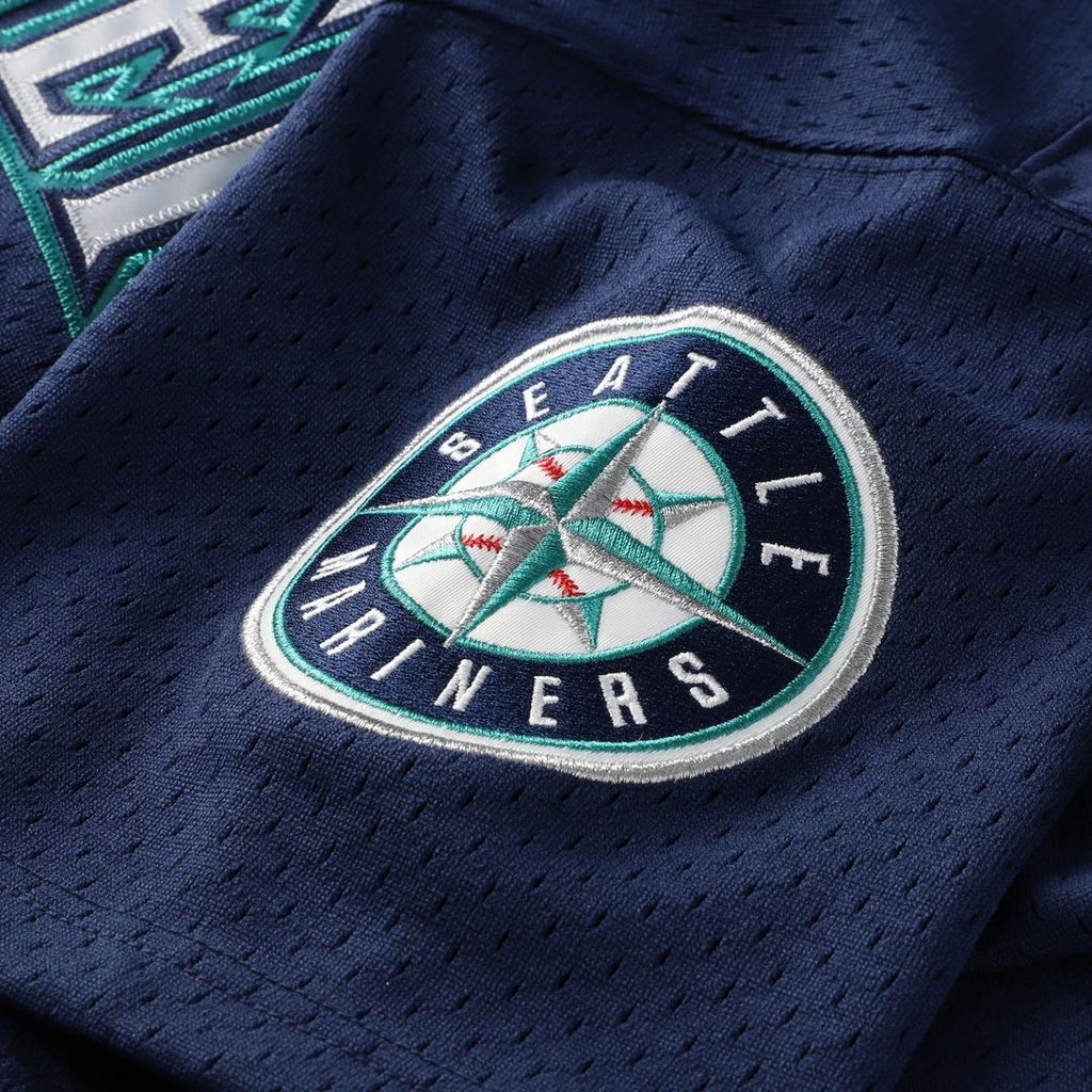 Ichiro Suzuki Seattle Mariners Mitchell & Ness Authentic Batting Practice Jersey - Navy Official MLB Team Apparel Baseball Fan Gear